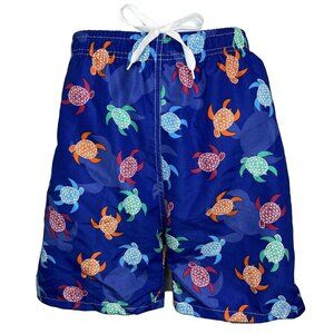 Boy's Swimming Shorts, Kids Pool Trunks, Turtles Print